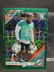 Christian Wilkins [Green Velocity] #105 Football Cards 2019 Donruss Optic Prices