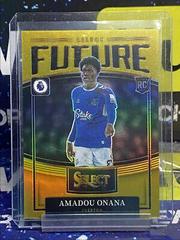 Amadou Onana [Gold] Soccer Cards 2022 Panini Select Premier League Future Prices