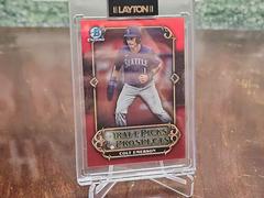 Colt Emerson [Red] Baseball Cards 2023 Bowman Draft Picks & Prospects Prices