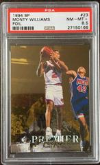 Monty Williams Foil #23 Basketball Cards 1994 SP Prices