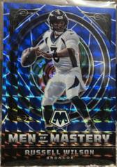 Russell Wilson [Blue] #MM-3 Football Cards 2022 Panini Mosaic Men of Mastery Prices