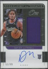 Davion Mitchell #RJ-DML Basketball Cards 2021 Panini One and One Rookie Jersey Autographs Prices