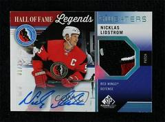 Nicklas Lidstrom [Autograph Patch] #HOF-NL Hockey Cards 2021 SP Game Used HOF Legends Sweaters Prices