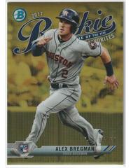 Alex Bregman [Gold] #ROYF-3 Baseball Cards 2017 Bowman Rookie of the Year Favorites Prices