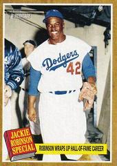 Jackie Robinson [Wraps Up HOF Career] #140 Baseball Cards 2011 Topps Heritage Prices