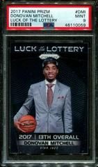 Donovan Mitchell Basketball Cards 2017 Panini Prizm Luck of the Lottery Prices