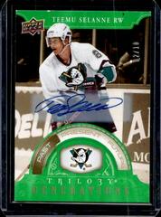 Teemu Selanne [Autograph] #TG-9A Hockey Cards 2022 Upper Deck Trilogy Generations Prices