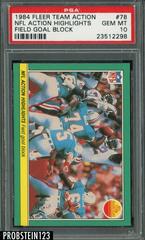 NFL Action Highlights [Field Goal Block] Football Cards 1984 Fleer Team Action Prices