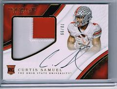 Curtis Samuel [Patch Autograph] Football Cards 2017 Panini Immaculate Collection Prices