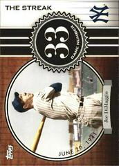 Joe DiMaggio #JD33 Baseball Cards 2007 Topps DiMaggio Streak Prices