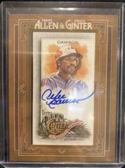 Andre Dawson [X Gold Ink] #MA-AD Baseball Cards 2022 Topps Allen & Ginter Mini Autographs Prices
