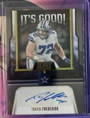 Travis Frederick #IG-TF Football Cards 2023 Panini Score It's Good Autographs Prices