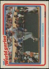 Mike Scioscia [Glossy] #4 Baseball Cards 1989 Fleer World Series Prices
