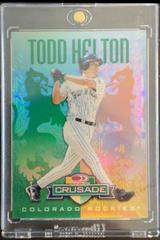Todd Helton [Green] #71 Baseball Cards 1998 Donruss Crusade Prices