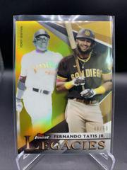 Fernando Tatis Jr., Tony Gwynn [Gold Refractor] #FL-FTJ Baseball Cards 2021 Topps Finest Legacies Prices