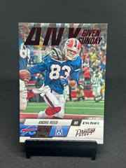 Andre Reed [Red] #18 Football Cards 2022 Panini Prestige Any Given Sunday Prices