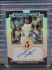 Christian Yelich #FTP-CY Baseball Cards 2023 Topps Five Star Five Tool Phenom Autograph Prices