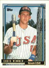 Chris Wimmer #129T Baseball Cards 1992 Topps Traded Prices