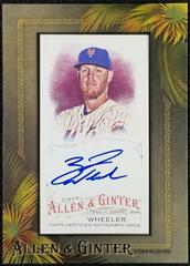 Zack Wheeler Baseball Cards 2016 Topps Allen & Ginter Framed Mini Autographs Prices