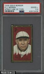 P. J. Moran [Stray Line of Type] Baseball Cards 1911 T205 Gold Border Prices