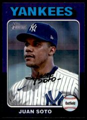 Juan Soto #143 Baseball Cards 2024 Topps Heritage Chrome Prices