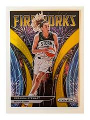 Breanna Stewart [Gold] Basketball Cards 2022 Panini Prizm WNBA Fireworks Prices