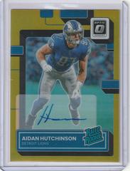 Aidan Hutchinson [Autograph Gold] #213 Football Cards 2022 Panini Donruss Optic Prices