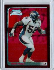 Terry Pierce [Red Refractor] #140 Football Cards 2003 Bowman Chrome Prices