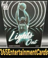James Harden #9 Basketball Cards 2022 Panini Donruss Optic Lights Out Prices