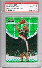 Brandon Roy [Green Xfractor] Basketball Cards 2005 Finest Prices