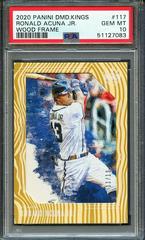 Ronald Acuna Jr. [Wood Frame] Baseball Cards 2020 Panini Diamond Kings Prices