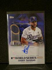 Leody Taveras Baseball Cards 2024 Topps World Series Champion Autograph Prices