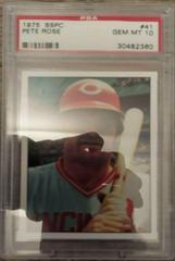 Pete Rose #41 Baseball Cards 1975 SSPC Prices