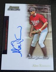 Alex Romero [Autograph] Baseball Cards 2004 Bowman Sterling Prices