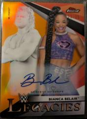 Bianca Belair [Black Autograph] #L-3 Wrestling Cards 2021 Topps Finest WWE Legacies Prices