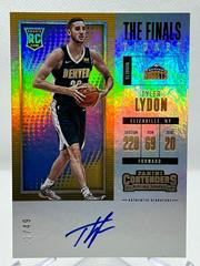 Tyler Lydon [Horizontal Autograph the Finals] Basketball Cards 2017 Panini Contenders Prices