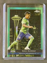 Raul Ruidiaz [Aqua] #BCS-11 Soccer Cards 2023 Topps Chrome MLS Big City Strikers Prices