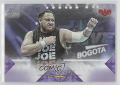 Samoa Joe [Purple] #22 Wrestling Cards 2020 Topps WWE Undisputed Prices