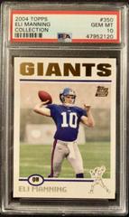 Eli Manning [Collection] #350 Football Cards 2004 Topps Prices