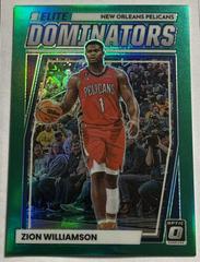 Zion Williamson [Green] #3 Basketball Cards 2022 Panini Donruss Optic Elite Dominators Prices