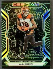 A.J. Green [Electric Etch Green] #21 Football Cards 2019 Panini Obsidian Prices