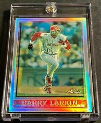 Barry Larkin [Refractor] #302 Baseball Cards 1998 Topps Chrome Prices