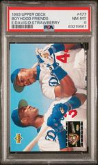 Boyhood Friends [E. Davis, D. Strawberry] #477 Baseball Cards 1993 Upper Deck Prices