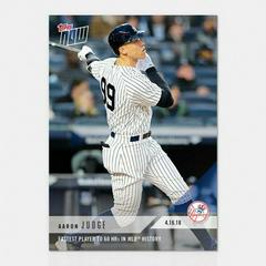 Aaron Judge #87 Baseball Cards 2018 Topps Now Prices