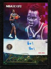 Bol Bol #BOL Basketball Cards 2019 Panini Hoops Rookie Ink Autographs Prices
