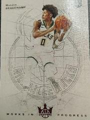 MarJon Beauchamp [Ruby] #27 Basketball Cards 2022 Panini Court Kings Works in Progress Prices