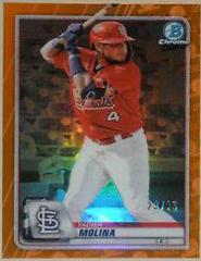 Yadier Molina [Orange Refractor] Baseball Cards 2020 Bowman Chrome Prices