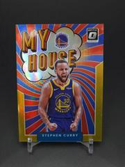 Stephen Curry [Gold] #3 Basketball Cards 2021 Panini Donruss Optic My House Prices