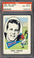 Andy Timura #127 Football Cards 1961 NU Card Prices