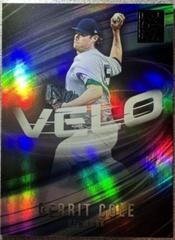 Gerrit Cole [Gold] #V-15 Baseball Cards 2022 Panini Capstone Velo Prices